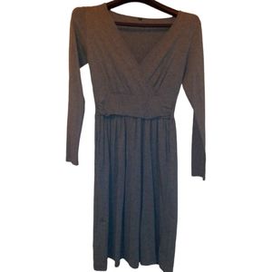 V-neck Midi Wrap dress